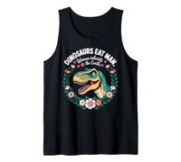 Dinosaurs Eat Man Woman Inherits the Earth Dinosaur Tank Top