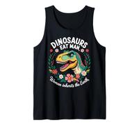 Dinosaurs Eat Man Woman Inherits the Earth Dinosaur Tank Top
