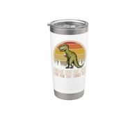 Dinosaurs had no Coffee Funny Stainless Steel Insulated Tumbler