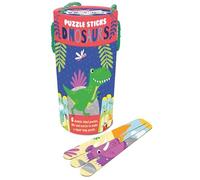 Dinosaurs Lolly Stick Puzzle - For Ages 3 Years Upward - Double-Sided Puzzle Fun