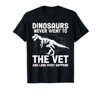 Dinosaurs Never Went to The Vet Funny Veterinary Medicine T-Shirt