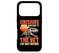Dinosaurs Never Went To The Vet Look What Happened Vet Tech Case for iPhone 17 Pro