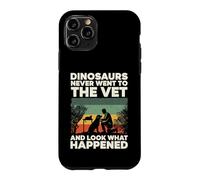 Dinosaurs Never Went To The Vet Retro Silhouette Case for iPhone 11 Pro