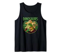 Dinosaurs Not The Mama! Baby & Earl Sinclair Big Retro Logo Tank Top