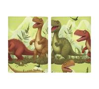 Dinosaurs Passport Holder with Card And Ticket Slot, PU Leather Passport Case Easy Access, Travel Essentials Document Organizer Waterproof Travel Wallet for Men Women