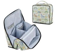Dinosaurs Rainbow Green Makeup Bag Cosmetic Pouch for Women