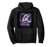 Dinosaurs Rex in water colors Pullover Hoodie