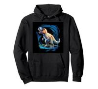 Dinosaurs Rex in water colors Pullover Hoodie