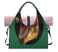 Dinosaurs Sports Duffel Bag for Women Men Animal Dino Weekend Overnight Bag with Shoe Compartment Shoulder Tote Luggage Bag for Yoga Gym Travel