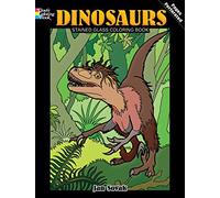 Dinosaurs Stained Glass Coloring Book (Dover Nature Stained Glass Coloring Book)