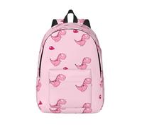 Dinosaurs Stylish Canvas Backpack For Men Women Teens â€“ Lightweight Durable 12oz Polyester Canvas Daypack With Adjustable Straps, Large Capacity For School, Travel, Work, Outdoor Activities