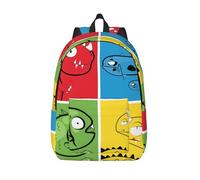 Dinosaurs Stylish Canvas Backpack For Men Women Teens â€“ Lightweight Durable 12oz Polyester Canvas Daypack With Adjustable Straps, Large Capacity For School, Travel, Work, Outdoor Activities