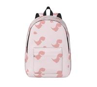 Dinosaurs Stylish Canvas Backpack For Men Women Teens â€“ Lightweight Durable 12oz Polyester Canvas Daypack With Adjustable Straps, Large Capacity For School, Travel, Work, Outdoor Activities