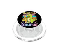 Dinosaurs Teachersaurus Awesome Teacher PopSockets PopGrip for MagSafe