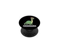 Dinosaurs Teachersaurus Like A Normal Teacher More Awesome PopSockets Adhesive PopGrip