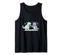 Dinosaurs Working Out and Lifting Tank Top
