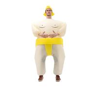 Dinoshenyu Creations Inflatable Costume for Adult Sumo Wrestler Full Body Sumo Air Blow-up Deluxe Halloween Costume