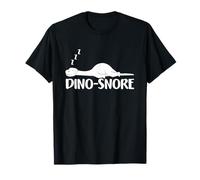 Dinosnore Funny Silhouette Dinosaur Sleep Snoring T-Shirt