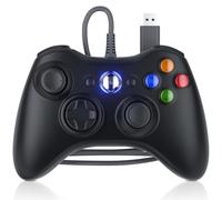 Dinosoo Wired Controller for Xbox 360 & PC with Upgraded Joystick, Compatible with Steam & Windows 11/10/8/7 - No Turbo Function, USB Gamepad