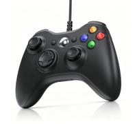 Dinosoo Wired USB Gamepad for Xbox 360/PC/Steam with Upgraded Joystick - Plug & Play, Windows 11/10/8/7 (No Turbo Function)