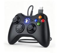 Dinosoo Wired USB Gamepad with Upgraded Joystick, Plug & Play for Xbox 360/PC/Steam - Windows 11/10/8/7, No Turbo, Precise Control