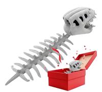 Dinosour Skeliton Plushy Wearabel Head Peice Doll Funny Toy Gift For Halloween Cristmas Present Birthday Party Accessorries Imaginative Play Props Animal Head Dress Soft Stuffed Bone Decor