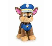 Dinotoys Paw Patrol Plush Dog Cuddly Toy Puppy, 19 cm Chase Marshall Rocky Rubble Sky Zuma Original Licensed Product for Children Gift Figures Stuffed Toy (Chase)