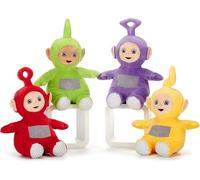 Dinotoys Teletubbies Po Plush Toy, Tinky-Winky, Laa-Laa, Dipsy Cuddly Toy 26 cm (Teletubbies Set of 4)