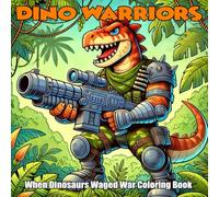 DinoWarriors, Dinosaur Coloring Book: When Dinosaur Waged War