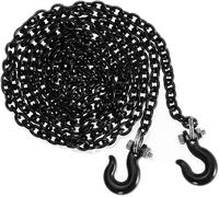 DINOWIN RC Car Traction Hook and Chain Scale Auto Parts for 1:10 RC Rock Track Axial SCX10 TRX4 D90 CC01 Redcat (Black)