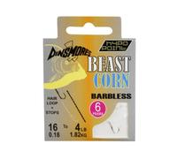 Dinsmores Beast Carp Corn Barbless Rig Hook - Silver, 16