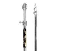 Dinsmores Extending Spiral Point Telescopic Bank Stick - Silver, 12 Inch