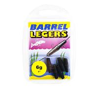Dinsmores Non-Toxic Barrel Leger Sinker - Black, 6 g