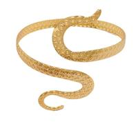 DINSOAVR Arm Sleeve,Coiling Snake Open Cuff Armband Upper Arm Snake Bracelet Female Wedding Party Jewelry Lady Nightclub Clothing Accessory