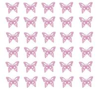 DINSOAVR Clothing Accessories & Textiles,Handmade Butterfly Lovely Glittered Patches for Hair Barrettes Hairpin for Creative Hair Styling Accessories