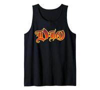 Dio Gradient Logo Black Tank Top, Men, Black, Large