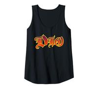 Dio Gradient Logo Black Tank Top, Women, Black, X-Large