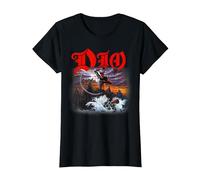 Dio Holy Diver Cover on Black T-Shirt, Women, Black, Small