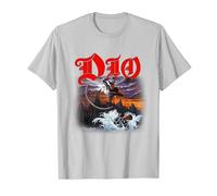 Dio - Holy Diver Cover on Light Grey T-Shirt