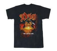 Dio Last in Line Tour Vintage 80's T-Shirt Rock Band Concert T-Shirt Black