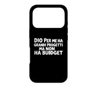 Dio Per Me Ha Grandi Progetti Ma Non a Budget Vector Case for iPhone 17 Pro