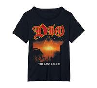 Dio TLIL 40th Anniversary Stars T-Shirt, Women's Plus, Black, 2X