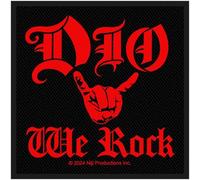 Razamataz Woven Patch Dio We Rock Band Logo Accessory One Size