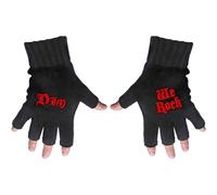Dio We Rock Fingerless Gloves (One Size) (Black/Red)