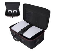 Diocall Hard Carrying Case Compatible with PS5 PRO 2024, Protective Travel Bag for PlayStation 5 Pro Disc or Digital Edition Console, DualSense Controllers, Vertical Stand and Accessories