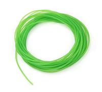 Dioche 1/4 Flat BGreen Rough Surface PU Polyurethane Round Belt for Drive Transmission - Durable 4mm*10m, Easy to Weld & Install - Ideal for Machinery Use (#1)