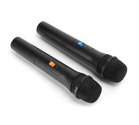 Dioche 1 Microphone V16U Wireless V16U Universal Wireless Microphone 2-in-1 VHF USB Receiver Handheld, Black, High-Definition Quality, Suitable for Karaoke, (for 2)