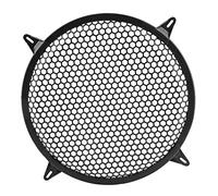 Dioche 10 Inch SpCar Audio Plastic Mesh Cover Woofer Speaker Protection Guard 12inch - High Durability Subwoofer Cover - Black, Perfect for Car Audio Modification (12 inch)