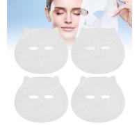Dioche 100pcs Disposable Cotton Face Cover Sheet, Hydrating Wet Compress Face Cover Paper with Cotton for Skincare, Strong Absorbing Water for Daily Skincare(8.07x7.09in)