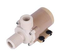 Dioche 12 24 VoltQuiet Solar Brushless Motor Water Circulation Pump DC 12V - Efficient Hot Submersible Pump for Thermal Solar Systems - Low Noise - Easy Installation - Max Rate 6.5